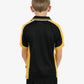 Be Seen Kids Polo Shirt With Striped Collar 1st( 7 Black Color ) (BSP16K)