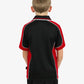 Be Seen Kids Polo Shirt With Striped Collar 1st( 7 Black Color ) (BSP16K)