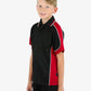 Be Seen Kids Polo Shirt With Striped Collar 1st( 7 Black Color ) (BSP16K)