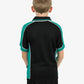 Be Seen Kids Polo Shirt With Striped Collar 1st( 7 Black Color ) (BSP16K)