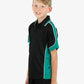 Be Seen Kids Polo Shirt With Striped Collar 1st( 7 Black Color ) (BSP16K)