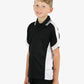 Be Seen Kids Polo Shirt With Striped Collar 1st( 7 Black Color ) (BSP16K)