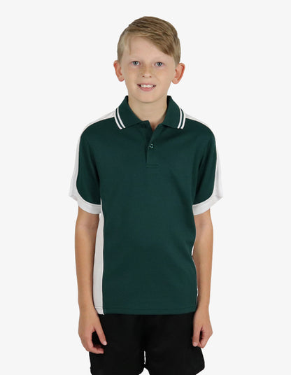 Be Seen Kids Polo Shirt With Striped Collar 2nd( 10 Color ) (BSP16K)