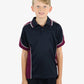 Be Seen Kids Polo Shirt With Striped Collar 3rd( 7 Navy Color ) (BSP16K)