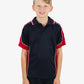 Be Seen Kids Polo Shirt With Striped Collar 3rd( 7 Navy Color ) (BSP16K)