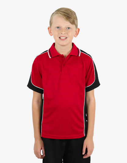 Be Seen Kids Polo Shirt With Striped Collar 4th(10 Color ) (BSP16K)