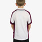 Be Seen Kids Polo Shirt With Striped Collar 5th( 9 White Color ) (BSP16K)