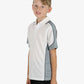 Be Seen Kids Polo Shirt With Striped Collar 5th( 9 White Color ) (BSP16K)