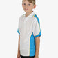 Be Seen Kids Polo Shirt With Striped Collar 5th( 9 White Color ) (BSP16K)