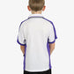 Be Seen Kids Polo Shirt With Striped Collar 5th( 9 White Color ) (BSP16K)
