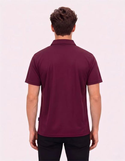 Be Seen Adults Polo Shirt With Contrast Side And Shoulder Panel (BSP2014)