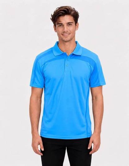 Be Seen Adults Polo Shirt With Contrast Side And Shoulder Panel (BSP2014)