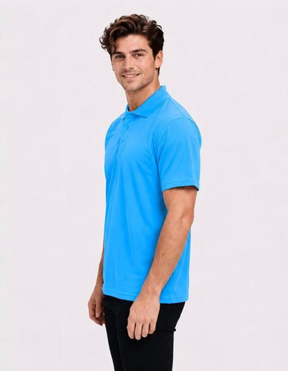 Be Seen Adults Polo Shirt With Contrast Side And Shoulder Panel (BSP2014)