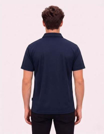 Be Seen Adults Polo Shirt With Contrast Side And Shoulder Panel (BSP2014)