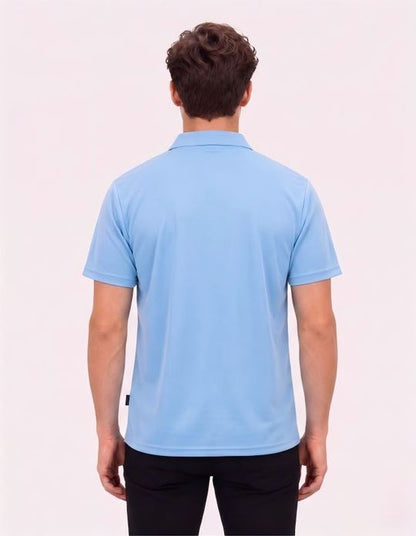 Be Seen Adults Polo Shirt With Contrast Side And Shoulder Panel (BSP2014)