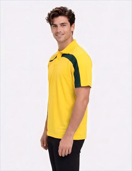 Be Seen Adults Polo Shirt With Contrast Side And Shoulder Panel (BSP2014)