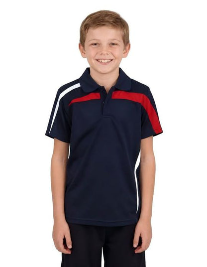 Be Seen Kids Micromesh Polo Shirt (BSP2014K)