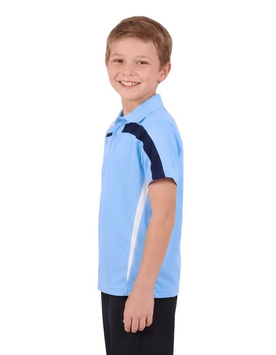 Be Seen Kids Micromesh Polo Shirt (BSP2014K)