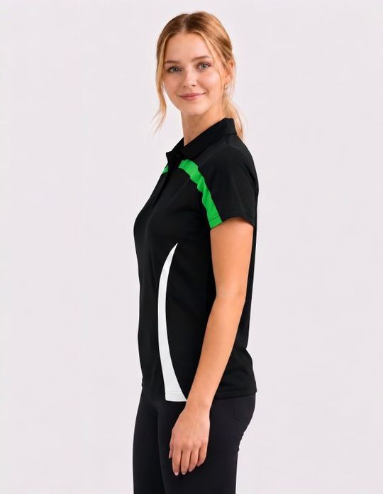 Be Seen Ladies Polo Shirt With Contrast (BSP2014L)