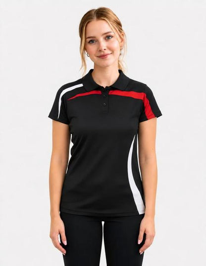 Be Seen Ladies Polo Shirt With Contrast (BSP2014L)