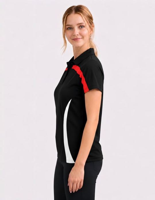 Be Seen Ladies Polo Shirt With Contrast (BSP2014L)