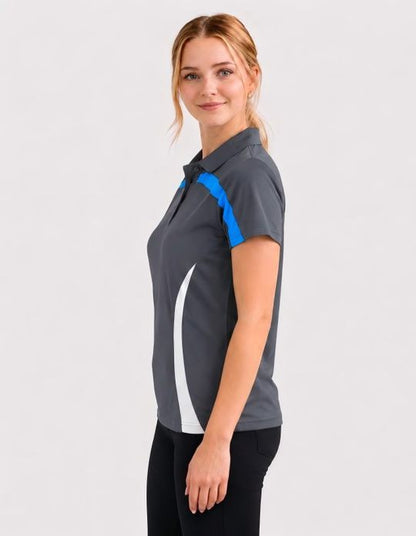 Be Seen Ladies Polo Shirt With Contrast (BSP2014L)