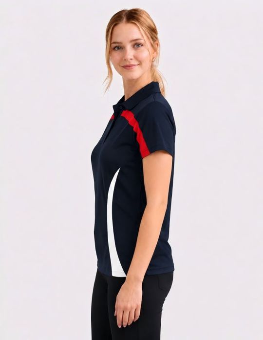 Be Seen Ladies Polo Shirt With Contrast (BSP2014L)