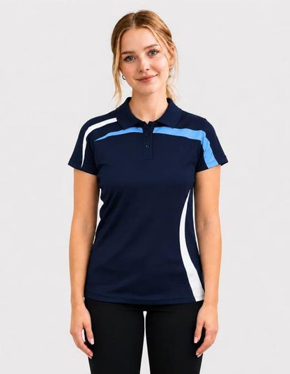 Be Seen Ladies Polo Shirt With Contrast (BSP2014L)