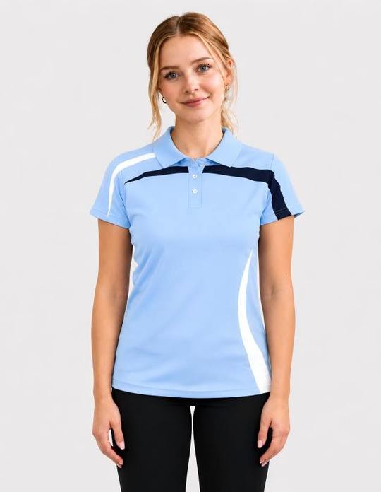 Be Seen Ladies Polo Shirt With Contrast (BSP2014L)