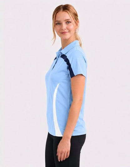 Be Seen Ladies Polo Shirt With Contrast (BSP2014L)