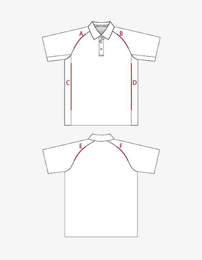 Be Seen Men's Polo Shirt With Contrast Piping (BSP36)