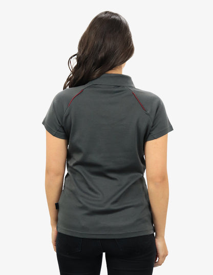 Be Seen Ladies Polo Shirt With Contrast Piping (BSP36L)