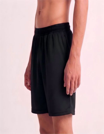 Be Seen Plain Shorts With Elastic Waist (BSS077)