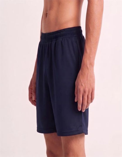Be Seen Plain Shorts With Elastic Waist (BSS077)