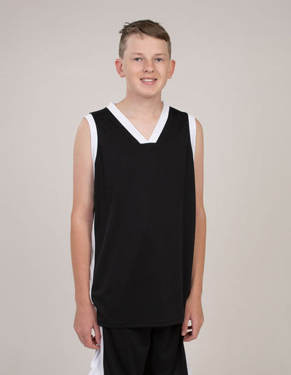 Be Seen Kids Basketball Singlet (BSS2070K)