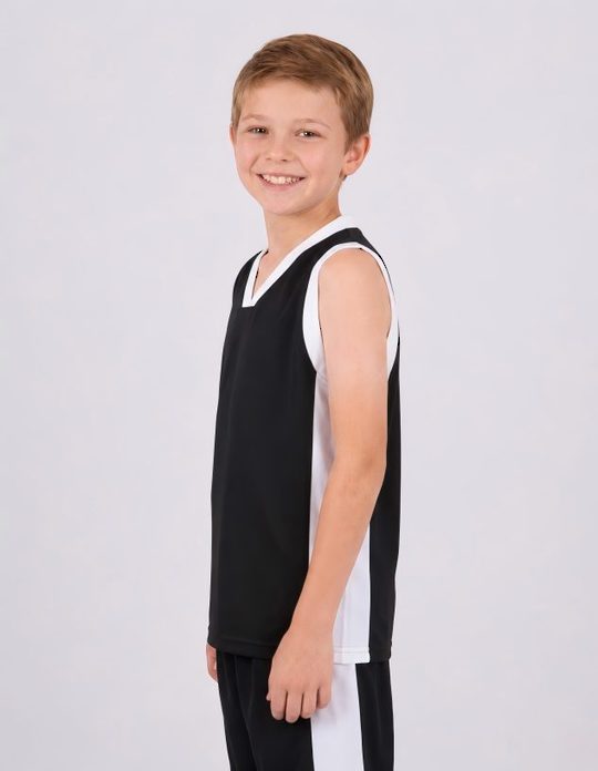 Be Seen Kids Basketball Singlet (BSS2070K)
