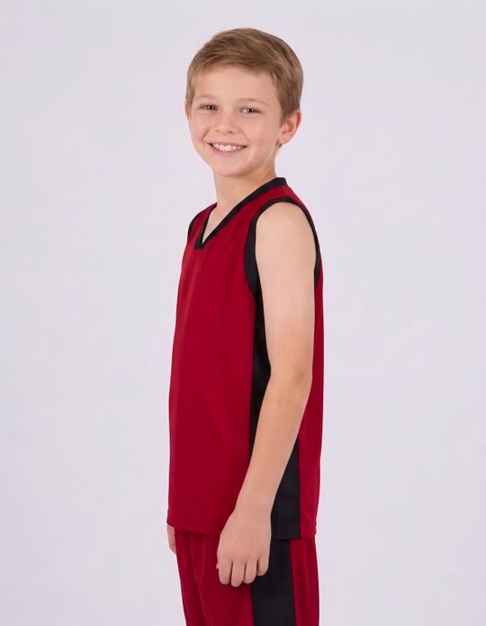 Be Seen Kids Basketball Singlet (BSS2070K)
