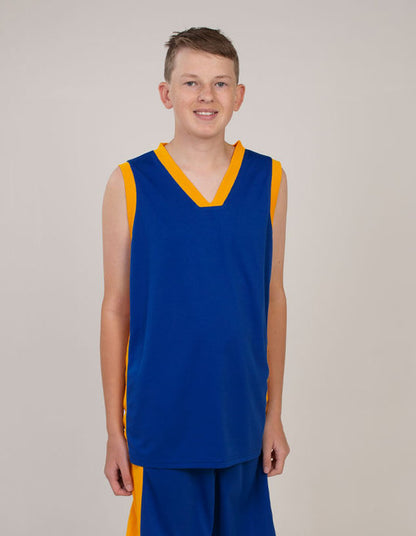 Be Seen Kids Basketball Singlet (BSS2070K)