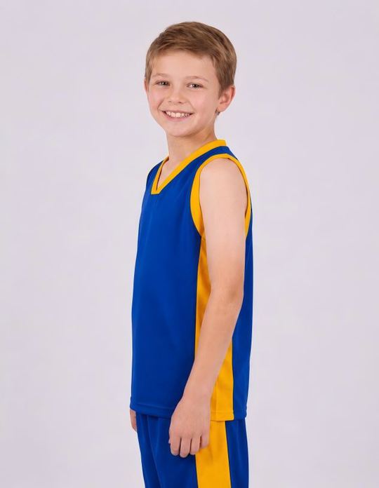 Be Seen Kids Basketball Singlet (BSS2070K)