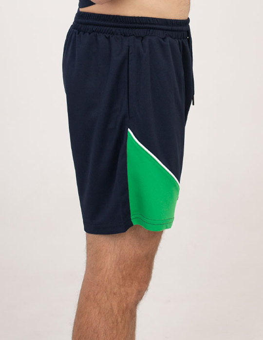 Be Seen Adults elastic waist shorts with drawstring and 2 side pockets (BSSH2055)