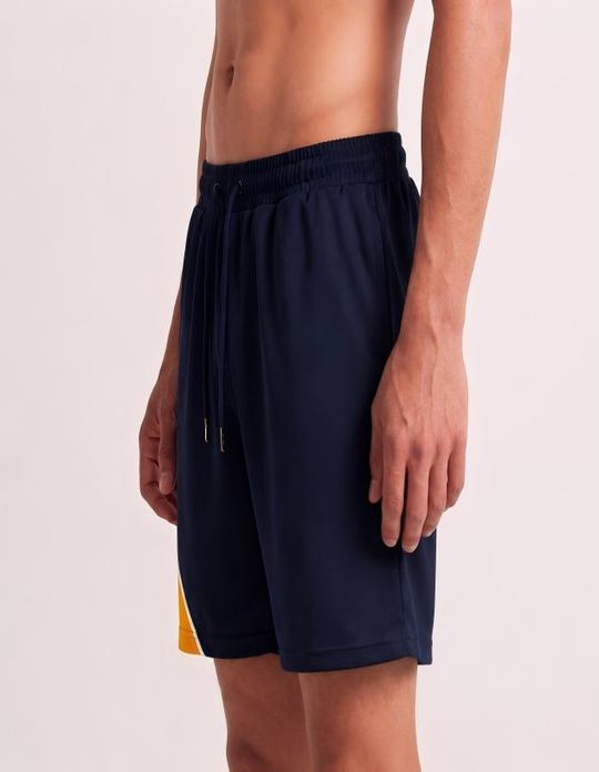 Be Seen Adults elastic waist shorts with drawstring and 2 side pockets (BSSH2055)
