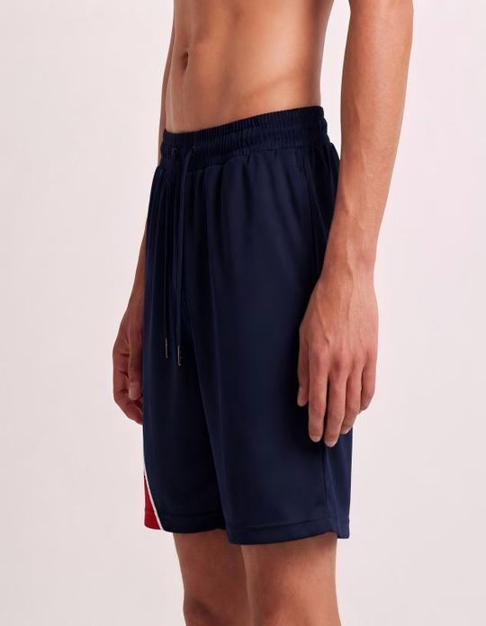 Be Seen Adults elastic waist shorts with drawstring and 2 side pockets (BSSH2055)