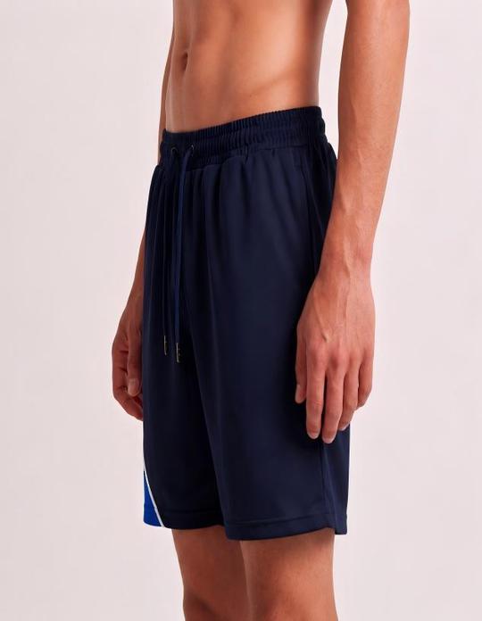 Be Seen Adults elastic waist shorts with drawstring and 2 side pockets (BSSH2055)