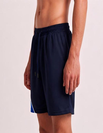 Be Seen Adults elastic waist shorts with drawstring and 2 side pockets (BSSH2055)