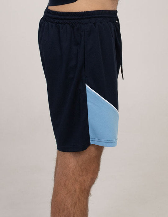 Be Seen Adults elastic waist shorts with drawstring and 2 side pockets (BSSH2055)