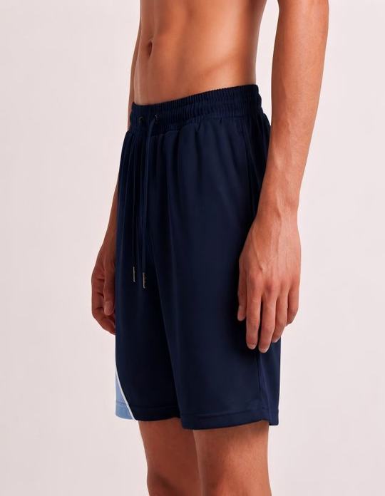 Be Seen Adults elastic waist shorts with drawstring and 2 side pockets (BSSH2055)