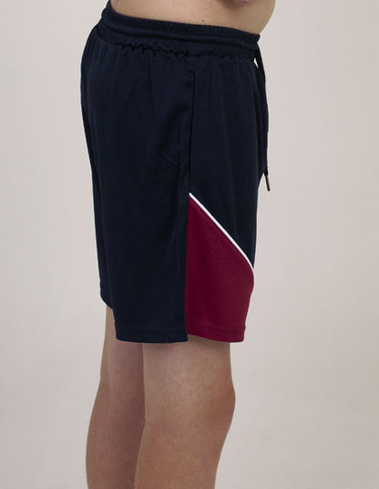 Be Seen Kids elastic waist shorts with drawstring and 2 side pockets (BSSH2055K)