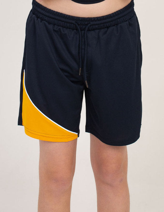 Be Seen Kids elastic waist shorts with drawstring and 2 side pockets (BSSH2055K)
