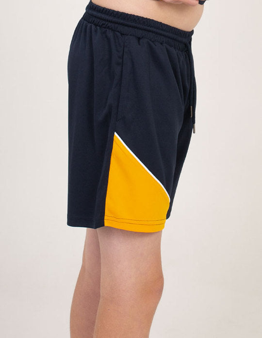 Be Seen Kids elastic waist shorts with drawstring and 2 side pockets (BSSH2055K)