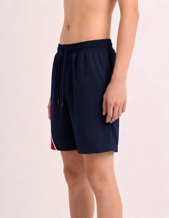 Be Seen Kids elastic waist shorts with drawstring and 2 side pockets (BSSH2055K)